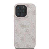 iPhone 16 Pro Guess 4G farvet ringcover - MagSafe-kompatibel - Pink