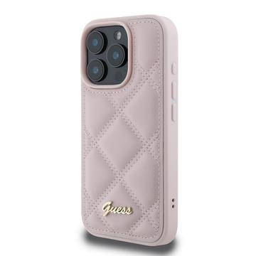 iPhone 16 Pro Guess Quiltat Cover - pink