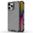 iPhone 16 Pro Honeycomb Armored Hybrid Cover - Sort