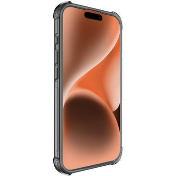 iPhone 16 Pro Imak Faldsikkert TPU Cover - Gennemsigtig Sort