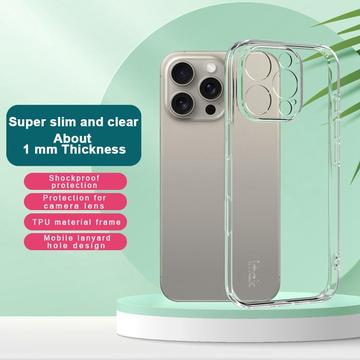 iPhone 16 Pro Imak UX-5 TPU Cover - Gennemsigtig