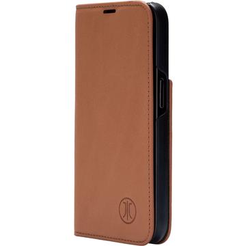 iPhone 16 Pro JT Berlin BookCase Tegel Flip Lædercover - Cognac