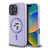 iPhone 16 Pro Karl Lagerfeld Karl and Choupette MagSafe cover i flydende silikone - Lilla