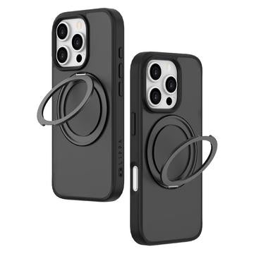 iPhone 16 Pro Lippa MagSafe 360 roterende cover - sort