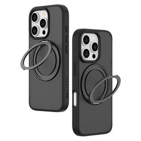 iPhone 16 Pro Lippa MagSafe 360 roterende cover - sort