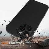 iPhone 16 Pro Liquid Silikone Cover - MagSafe Kompatibel - Sort