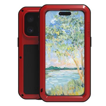iPhone 16 Pro Love Mei Powerful Hybrid Cover - Rød