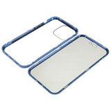 iPhone 16 Pro Magnetisk Cover med Hærdet Glas - Privatliv - Grøn