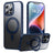 iPhone 16 Pro Magnetisk Stativ Hybrid Cover - mørkeblå