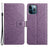 iPhone 16 Pro Mandala Series Etui med Pung - Lilla