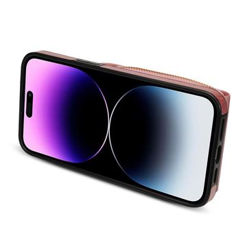 iPhone 16 Pro Max Alt-i-et cover med pung og rem - Rødguld