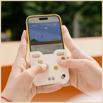 iPhone 16 Pro Max BitmoLab GameBaby Cover - Gul