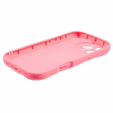 iPhone 16 Pro Max Candy Color Wavy TPU Cover - Hot Pink