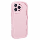 iPhone 16 Pro Max Candy Color Wavy TPU Cover - Pink