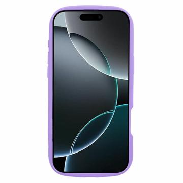 iPhone 16 Pro Max Candy Color Wavy TPU Cover - Lilla