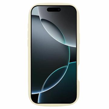 iPhone 16 Pro Max Candy Color Wavy TPU Cover - Gul