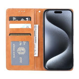 iPhone 16 Pro Max Kortsæt Pungetui - vinrød