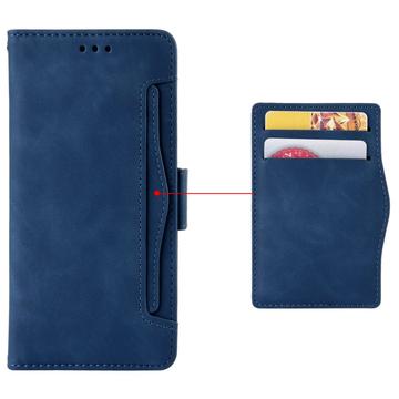 iPhone 16 Pro Max Kortholder Pung Etui - blå