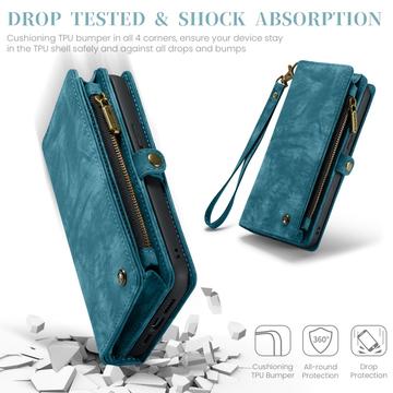 iPhone 16 Pro Max Caseme 008 2-i-1 Multifunktionel Pung - Blå