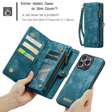 iPhone 16 Pro Max Caseme 008 2-i-1 Multifunktionel Pung - Blå