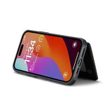 iPhone 16 Pro Max Caseme C22-etui RFID-kortpung - Sort