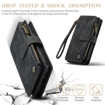 iPhone 16 Pro Max Caseme C30 Multifunktionel Pung - Sort