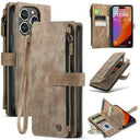 iPhone 16 Pro Max Caseme C30 Multifunktionel Pung - Brun
