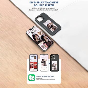 iPhone 16 Pro Max DIY E-InkCase NFC-etui - hvid