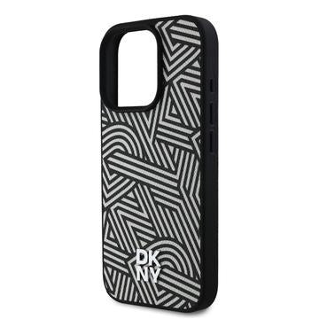 iPhone 16 Pro Max DKNY Crosswalk Mønster Cover - MagSafe-kompatibel - Elfenben / Sort