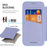 iPhone 16 Pro Max Dux Ducis Skin X Pro Magnetisk Flip Cover - Lilla
