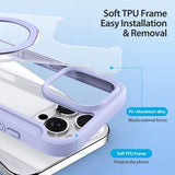 iPhone 16 Pro Max Dux Ducis Skin X Pro Magnetisk Flip Cover - Lilla