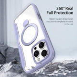 iPhone 16 Pro Max Dux Ducis Skin X Pro Magnetisk Flip Cover - Lilla