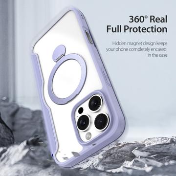 iPhone 16 Pro Max Dux Ducis Skin X Pro Magnetisk Flip Cover - Lilla