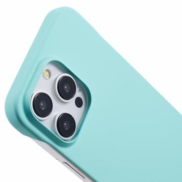 iPhone 16 Pro Max Plastik Cover Uden Sider - Lyse Cyan