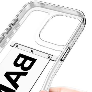 iPhone 16 Pro Max GKK Strop Cover - sølv / gennemsigtig