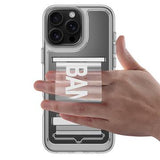 iPhone 16 Pro Max GKK Strop Cover - sølv / gennemsigtig