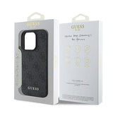 iPhone 16 Pro Max Guess 4G Charms Collection Hybrid Cover - Grå