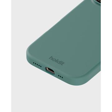 iPhone 16 Pro Max Holdit Silikone Cover - Mosgrøn