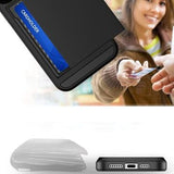 iPhone 16 Pro Max Hybrid Cover med Glidekortholder - Rødguld