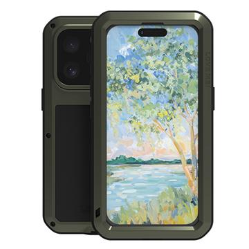 iPhone 16 Pro Max Love Mei Powerful Hybrid Cover - Grøn