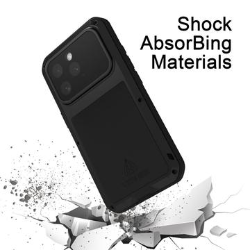 iPhone 16 Pro Max Love Mei Powerful Hybrid Cover - Grøn