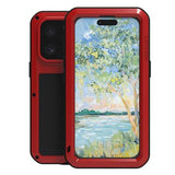iPhone 16 Pro Max Love Mei Powerful Hybrid Cover - Rød