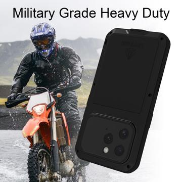 iPhone 16 Pro Max Love Mei Powerful Hybrid Cover - Rød