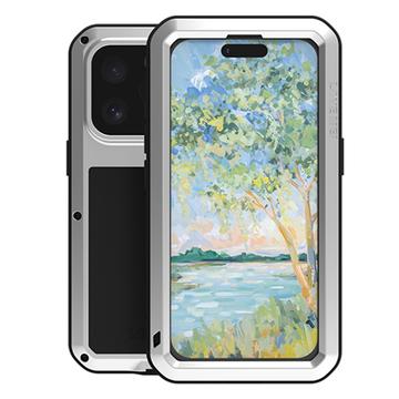 iPhone 16 Pro Max Love Mei Powerful Hybrid Cover - Sølv