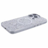 iPhone 16 Pro Max MagSafe-kompatibel Glitter Pailletter Epoxy Cover - Hvid