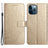 iPhone 16 Pro Max Mandala Series Etui med Pung - Guld