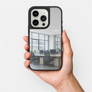 iPhone 16 Pro Max Spejl Cover - MagSafe-kompatibel - Sort