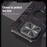 iPhone 16 Pro Max Nillkin CamShield Armor Prop Hybrid Cover - MagSafe-kompatibel - Grøn