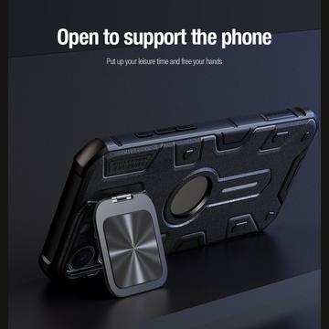 iPhone 16 Pro Max Nillkin CamShield Armor Prop Hybrid Cover - MagSafe-kompatibel - Grøn