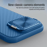 iPhone 16 Pro Max Nillkin CamShield Prop Hybrid Cover - Blå